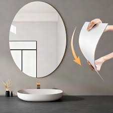 Unbreakable Mirror for Home Decor with Self Adhesive Double Tape
